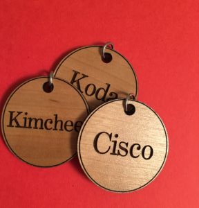 Wooden Pet Tags